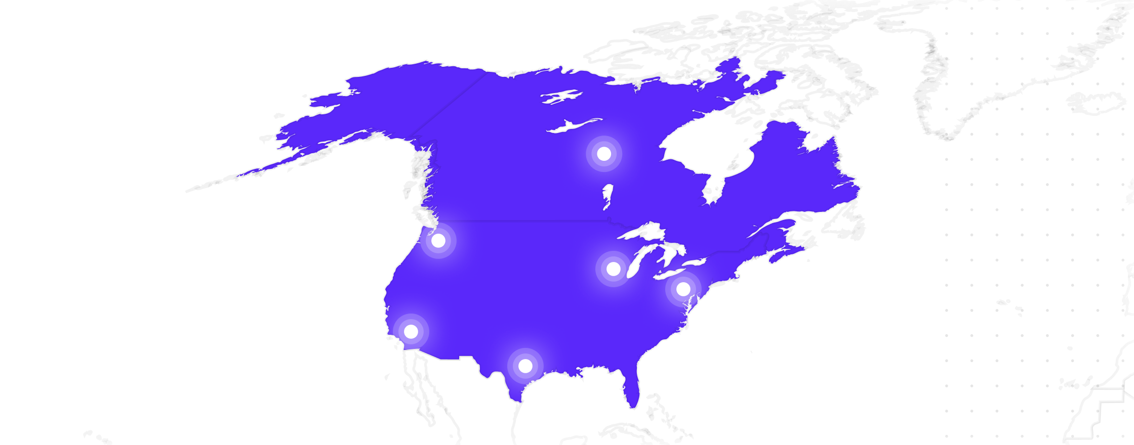 North America map