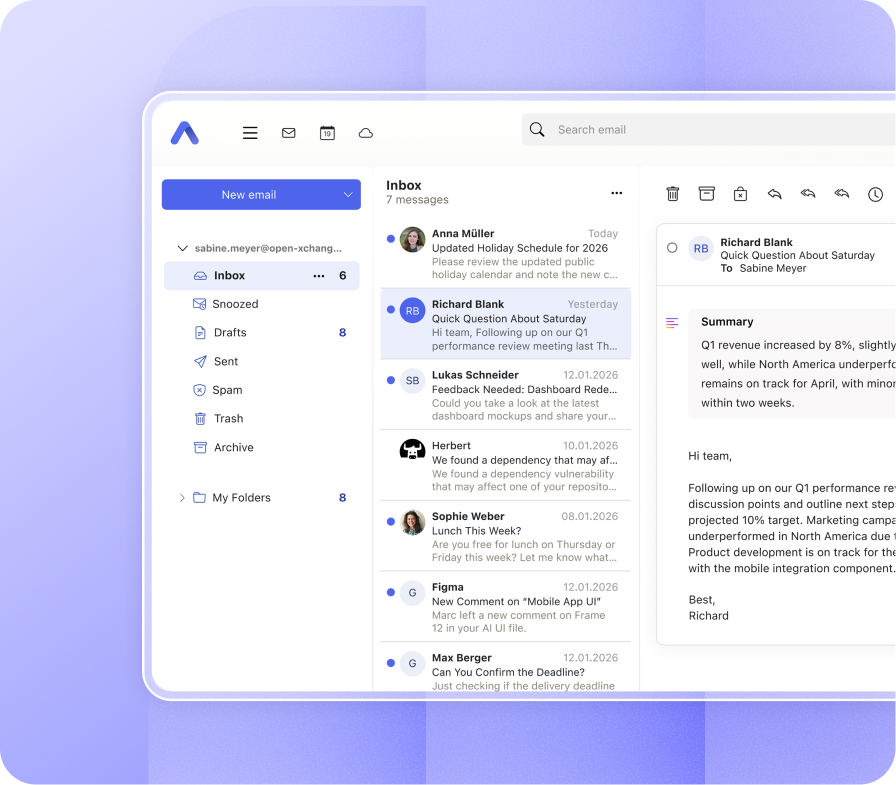 Look sharp with email on your own domain. | Sailexhost